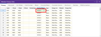 Member spreadsheet - Primary tab, click Shape ellipsis button