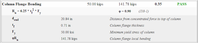 Column Connection Checks