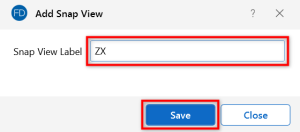 Add Snap View window