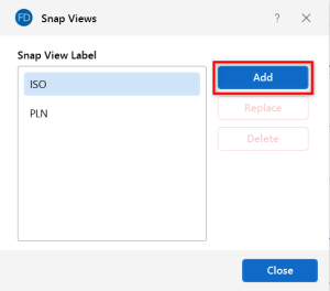 Snap Views window
